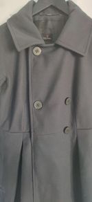 Grey Fuchs Schmitt 80% virgin wool Women's Coat, Size 16
