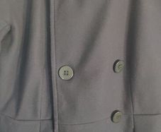 Grey Fuchs Schmitt 80% virgin wool Women's Coat, Size 16