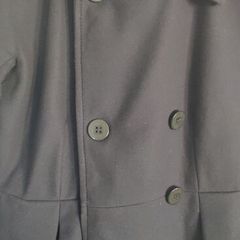 Grey Fuchs Schmitt 80% virgin wool Women's Coat, Size 16