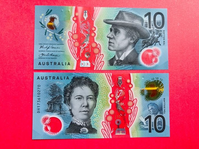 Australia  10 Dollars  2017  Pick 63a. UNC   Polymer / Plastic.