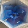 royal blue fascinator Image 4