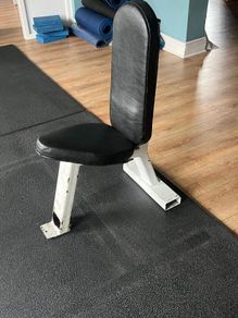Seated Upright Stationary Bench for weight Lifting