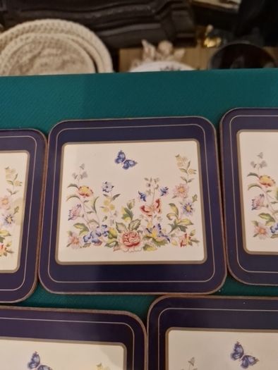 aynsley cottage garden coasters