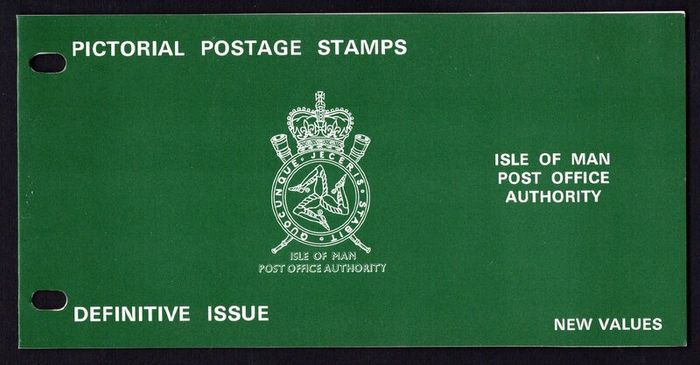 1975 Isle of Man Independent Postal Administration First Definitive Stamp Series New Values Presentation Pack