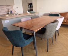 EZ Living Osaka Dining Table & 6 Oledo Chai