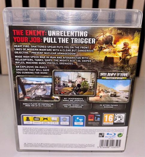Heavy Fire Shattered Spear PS3