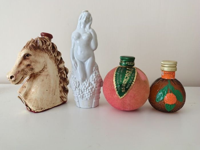 14 Vintage Miniature Liqueur Bottles