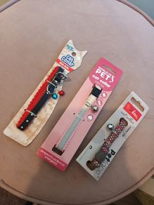 3 x cat collars 2 sold