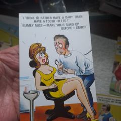 5 Bamforth Doctor,Dentist,Nurse saucy postcards (4)