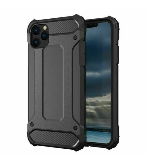 Black Shockproof Armour Case For iPhone 13 PRO MAX Hybrid Back Cover