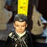 Beautiful Old Statue of  St. Martin de Porres, the Saint holding a broom and a book, accompanied by a Dog and a Dove at his feet, Ideal for Home or Stage Movie Props Postage Available or Collection Image 8
