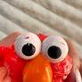 Sesame Street Workshop Waving Elmo Monster Red approx. 6.5 cm. Figure Hasbro Damaged Used Please see photos Image 8