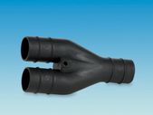 Black 28.5mm Y Connector for Waste Pipe