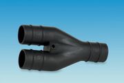 Black 28.5mm Y Connector for Waste Pipe