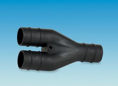 Black 28.5mm Y Connector for Waste Pipe