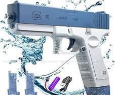 New Water Pistol Toy Gun Electric Glock Shooting Toy Full Automatic Summer Beach Outdoor Fun Toy For Children Boys Girls Adults Gift