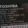 TOSHIBA Portable Sound System, Party Speaker, Bluetooth, Model TY-ASC65, everything working perfect Image 4