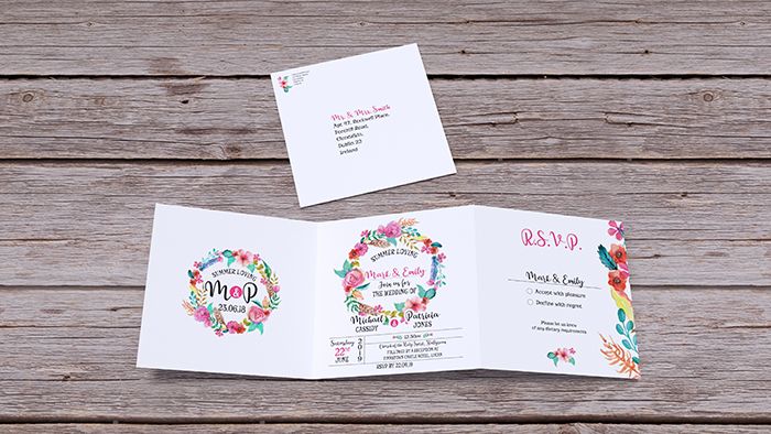Summer Trifold Invite