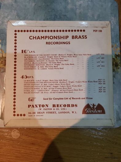 Music For Brass CWS Manchester Band EP