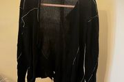 Allsaints, 100% cotton, knitted asymmetrical cardigan, size M