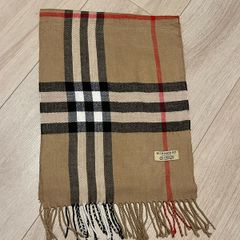 Beige Burberry Scarf - Good Condition