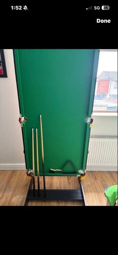 folding pool table