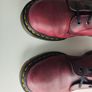 Dr Martens tall zip 20 eye boots knee hole burgundy 1B60 High UK6.5 EU40 US8.5 Image 3