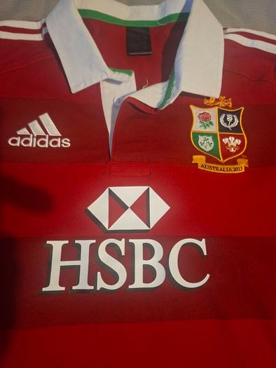 2013 Adidas British & Irish Lions rugby union home supporters jersey