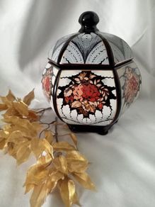 Italian Decor Lidded Jar