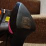 Funky Colourful Ankle heel boots, size 6 Image 6