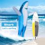 SEASONAL SALE  Inflatable Costume Adult shark costume- Funny Dress Party Costume for Adult Halloween blue Image 2