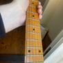 Vintage 1970s "Eagle" Stratocaster-style electric guitar, featuring a custom aftermarket cosmetic finish Image 9
