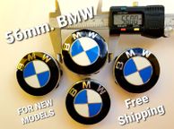 main image for ad Set of 4 brand new 56mm BMW Classic BLUE / WHITE alloy wheel caps 56
