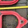 Large vintage Cast iron sliding barn door hangers Image 2