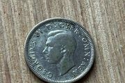 Great Britain George VI 6 Pence - 1943