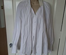 NWT Spring Collection 2026  M & S White L/S Blouse Size 8