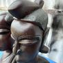 Pair of hand carved African busts Image 6