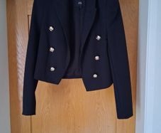 river island cropped blazer