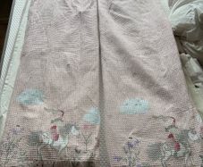 Next Kids Pink Waffle Princess Eyelet Curtains