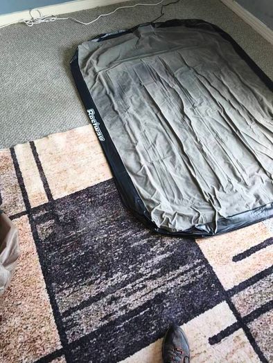 electric inflatable double airbed
