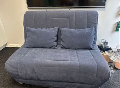 navy blue futon