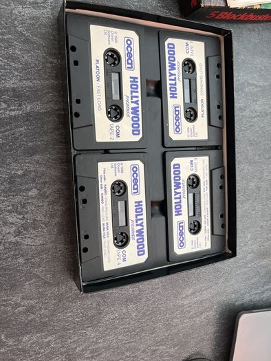 The Hollywood Collection C64 Commodore 64 Big Box (Ocean 1989) Pristine Condition