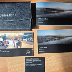 Mercedes C-class Saloon (w205) 2018-2021 User Manual & Wallet