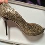 jimmy choo eu35 glittered high heels Image 7