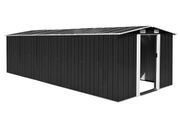 Garden Shed 257x580x181 cm Metal Anthracite