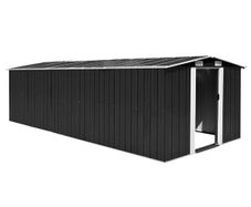 Garden Shed 257x580x181 cm Metal Anthracite