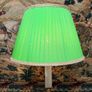 1950s Onyx and Brass Table Lamp with Green Shade Image 6