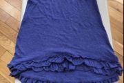 Racer back dipped back size 10 frilled end detail