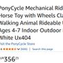 PonyCycle Mechanical Ride On Unicorn Hobby Horse Image 8