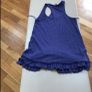 Racer back dipped back size 10 frilled end detail Image 3